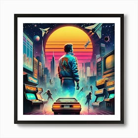 Back To The Future 1 Art Print