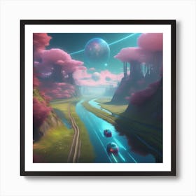 Landscape In The Sky Art Print