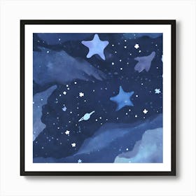 Stars at night 3 Art Print