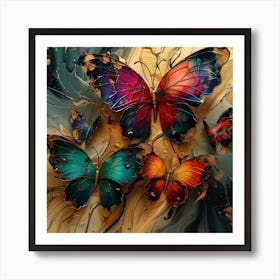 Butterfly Painting 2 Art Print