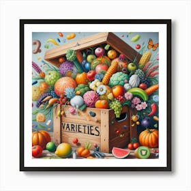 Varietyes Art Print