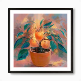 Oranges In A Pot 10 Art Print