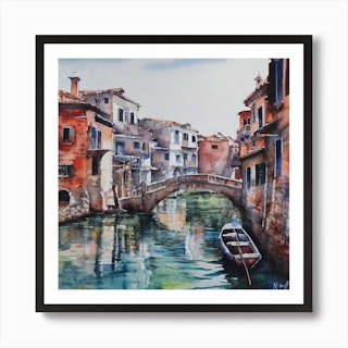 Venice (Italy) 5x7 Watercolor Print – Lilyvine Design