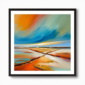 Abstract Landscape Painting 7 Art Print