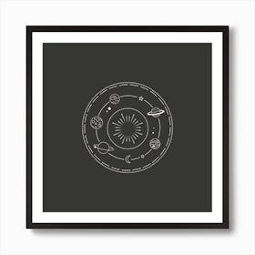 Celestial Square Art Print