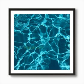 Water Ripples In A Pool Poster