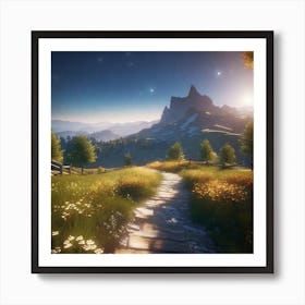 Path In The Mountains 5 Art Print
