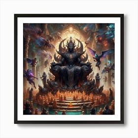 Demon Throne Art Print