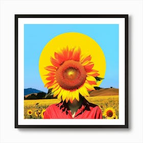 Sun Flower - Sun Worshiper Art Print