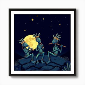 Aztecs Art Print