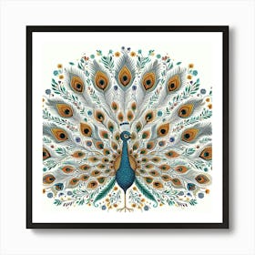 Peacock 4 Art Print