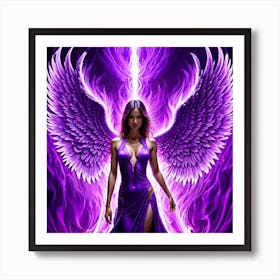 Angel Of Fire Art Print