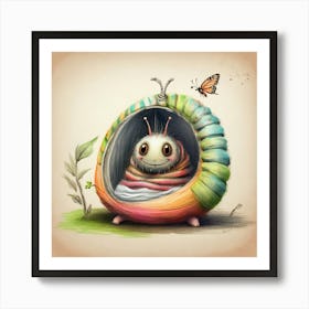 Snail In A Shell Art Print