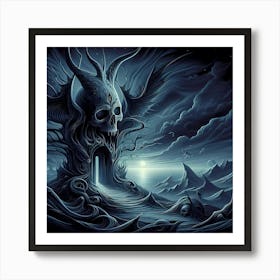 Dark - - Painting Art Print