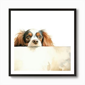 King Charles Spaniel Dog Art Print