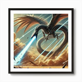 Zephyra Wind Slicer Scene Art Print