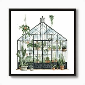 Greenhouse 3 Art Print