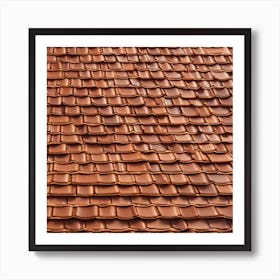 Roof Tiles Art Print