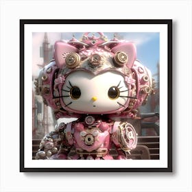 Hello Kitty Steampunk Collection By Csaba Fikker 38 Art Print