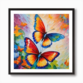 Butterfly Painting 61 Art Print