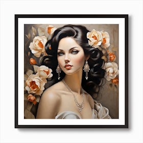 "Blossoming Elegance" Art Print