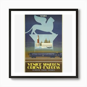 Venice Simpson Express Art Print