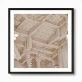 Ceiling Of A Building Art Print