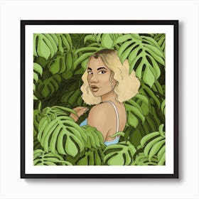 Canopy Square Art Print