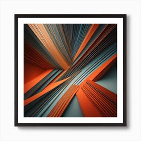 Abstract Art colors reds Art Print