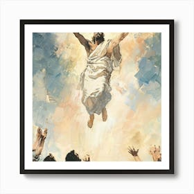 Risen Jesus Art Print