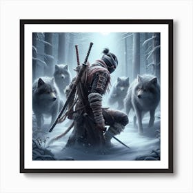 Shadow Of The Wolf Art Print