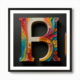 Default Create Unique Design Of Letter Painting 0 Art Print