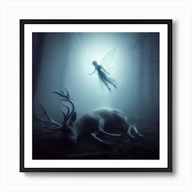 Fairy In The Forest Art Print