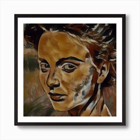 Portrait Of A Woman 6 Art Print