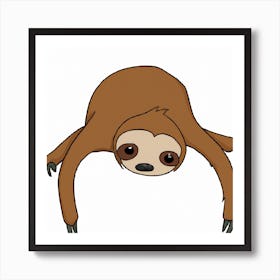 Sweet Sloth Art Print