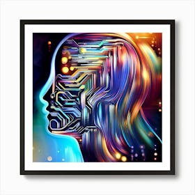 Artificial intelligence Art Print