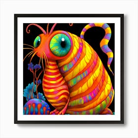 The Psychedelic Snail Affiche