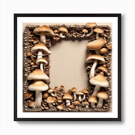 Mushroom Frame 2 Art Print