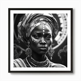 African Woman Art Print