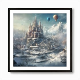 Winter Wonder World wall art Art Print