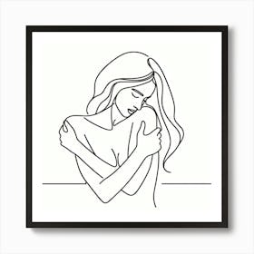 The Art Of Self Love (Line Drawing) Style C Art Print