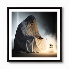 Ghost In The Dark 1 Art Print