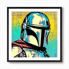 The Mandalorian Pop Art Art Print