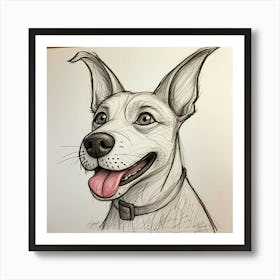 Dog Portrait 5 Art Print