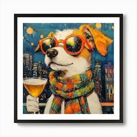 Whimsical Dogs 53 Art Print