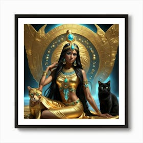 Egyptian Goddess 5 Art Print