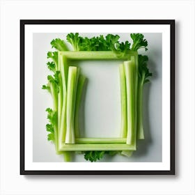 Frame Of Celery 6 Art Print