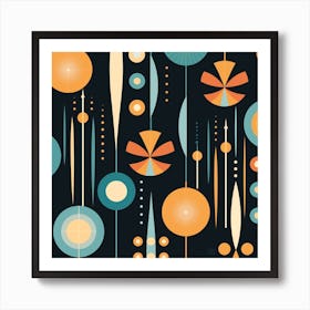 Abstract Space Background Art Print