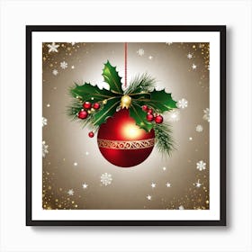 Christmas Ornament Art Print