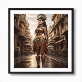 Warrior Woman Art Print